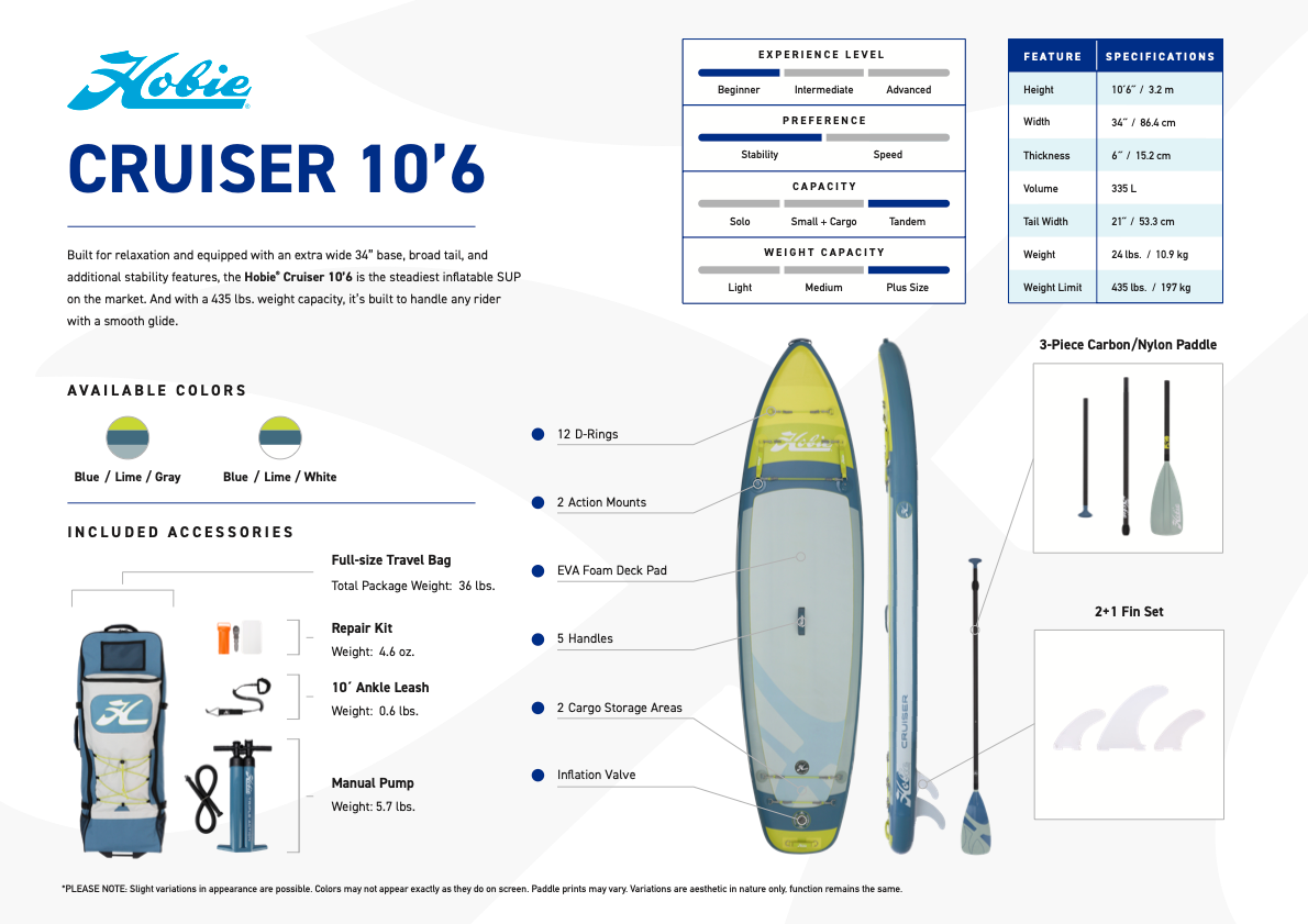 HOBIE CRUISER 10'6" | Lifestyle