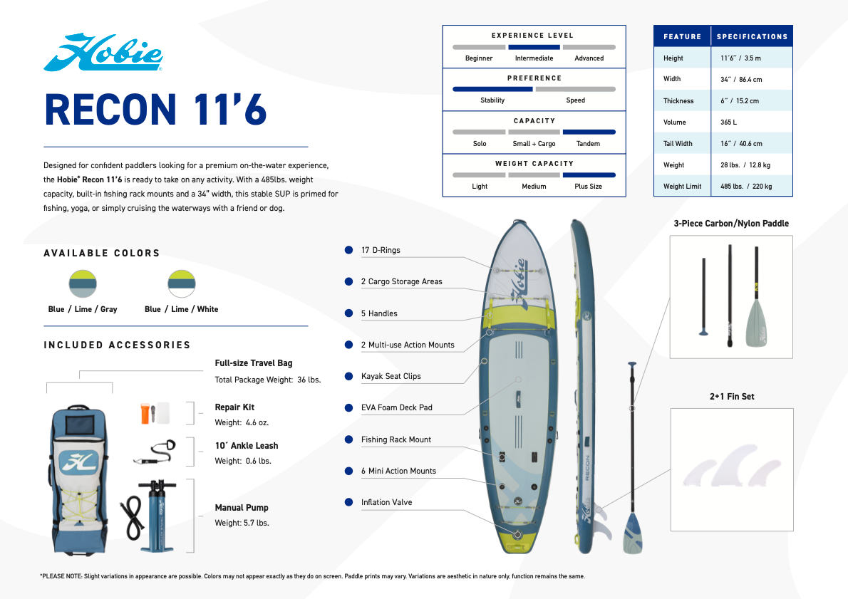 HOBIE RECON | Lifestyle